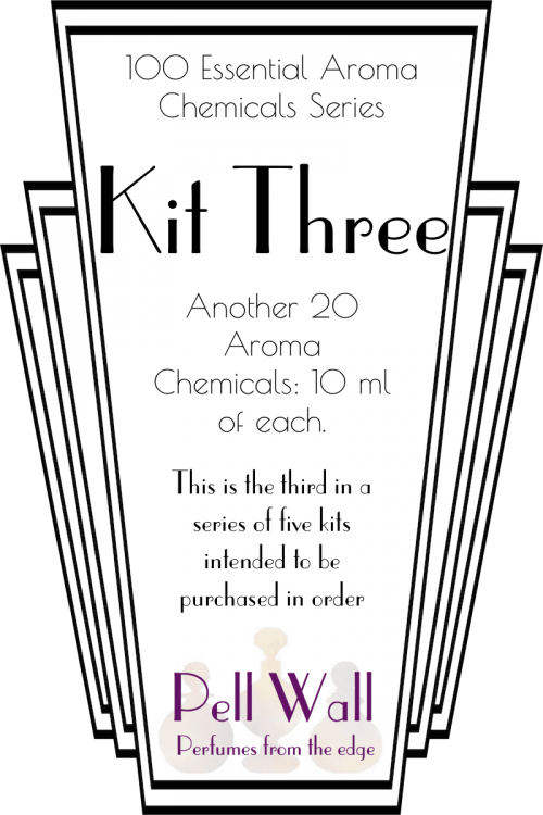 100 Essential Aroma Chemicals - Kit Three
