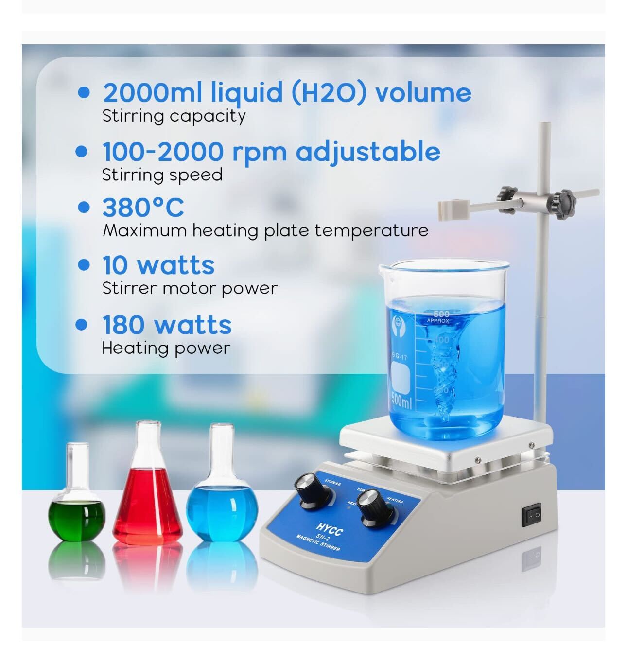 Automatic Stirrer and Heating Plate