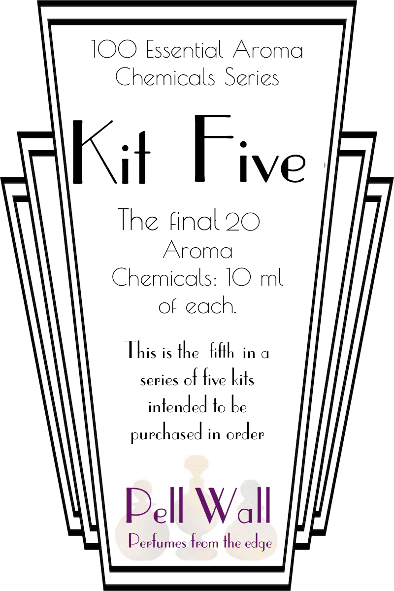 100 Essential Aroma Chemicals Kit Five Pell Wall