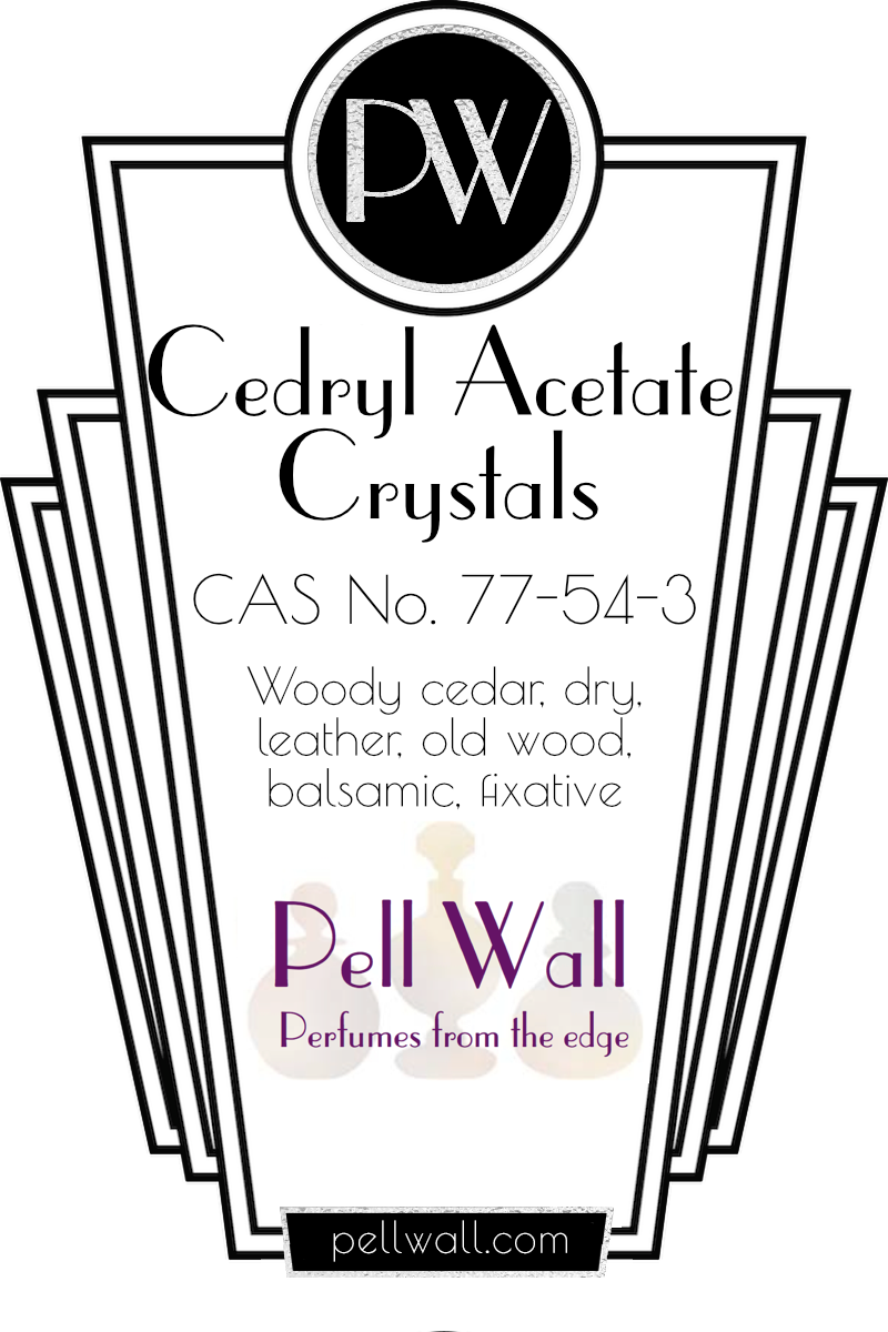 Cedryl acetate crystals