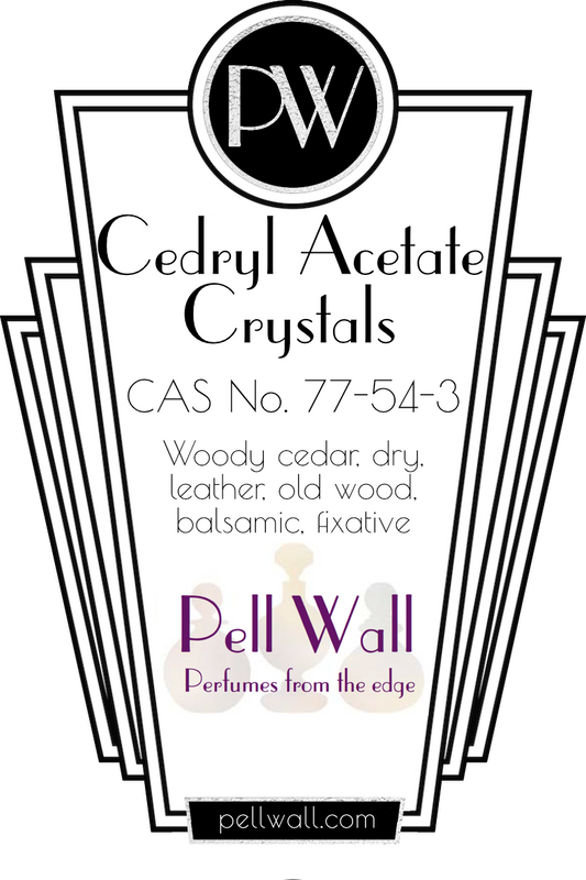 Cedryl acetate crystals