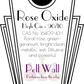 Rose Oxide - High Cis